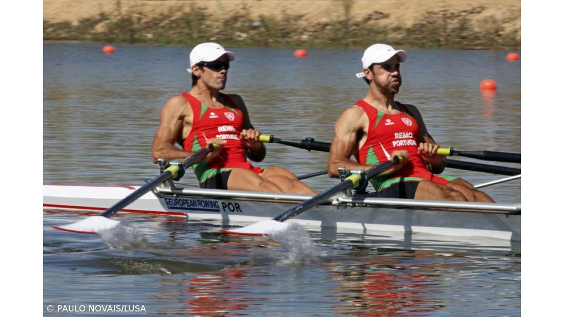 Pedro Fraga e Nuno Mendes nas meias-finais do Europeu de Remo