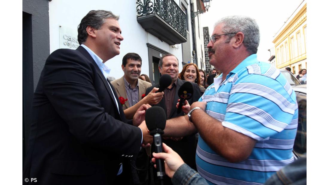 Vasco Cordeiro apela ao voto em 'maratona' nos Arrifes