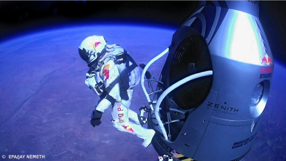 Felix Baumgartner, mais rápido do que a velocidade do som