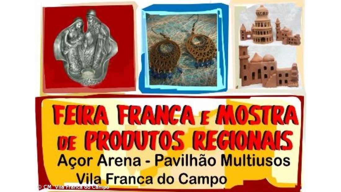Feira e mostra de produtos regionais em Vila Franca