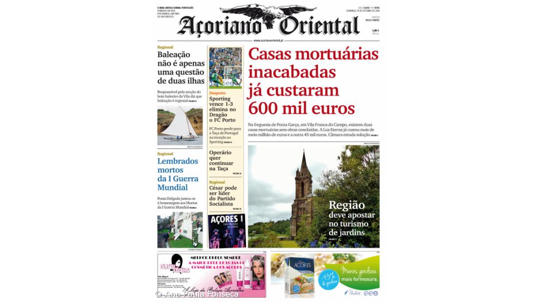 Casas mortuárias inacabadas já custaram 600 mil euros