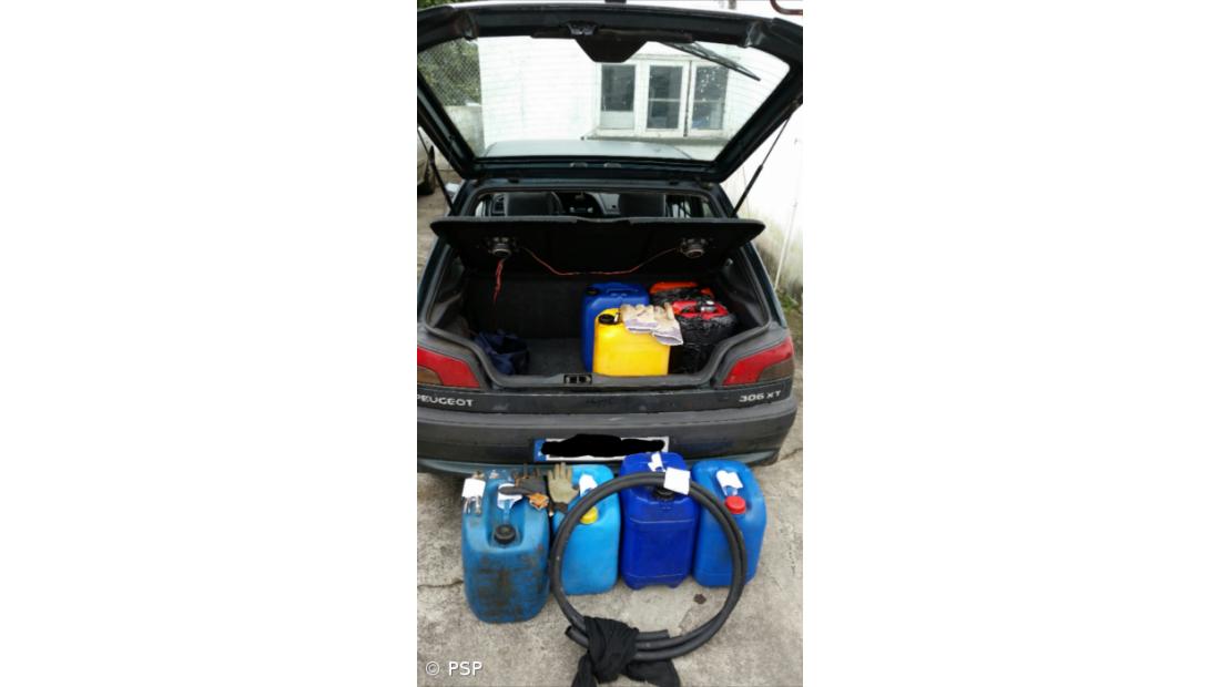 PSP detém três homens suspeitos de roubo de gasóleo