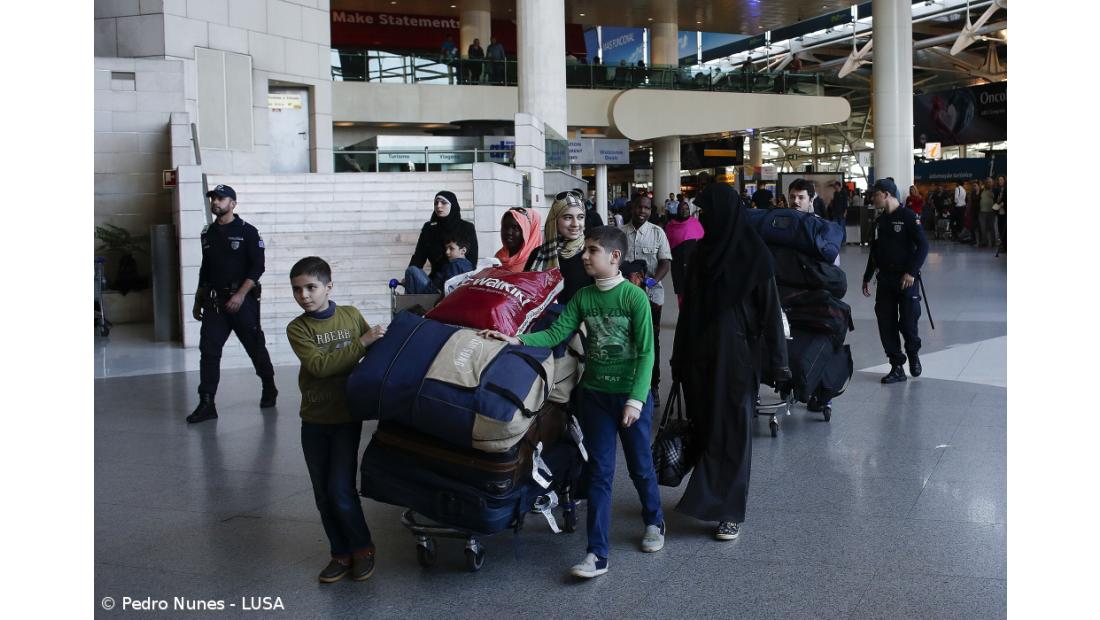 Grupo de 22 refugiados já chegou a Lisboa 
