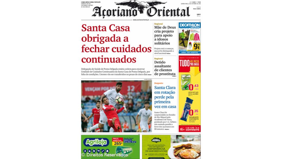 Santa Casa obrigada a fechar cuidados continuados