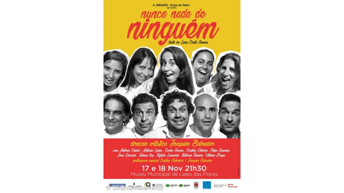 'Nunca Nada de Ninguém' sobe à cena no Museu das Lajes das Flores