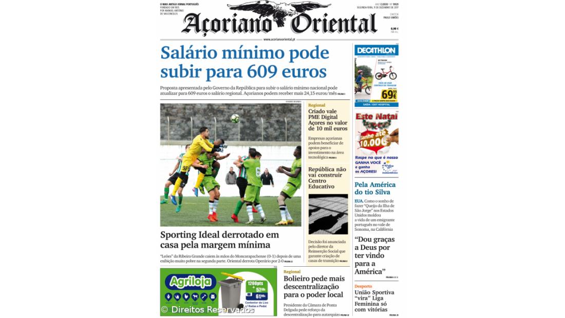 Salário mínimo pode subir para 609 euros