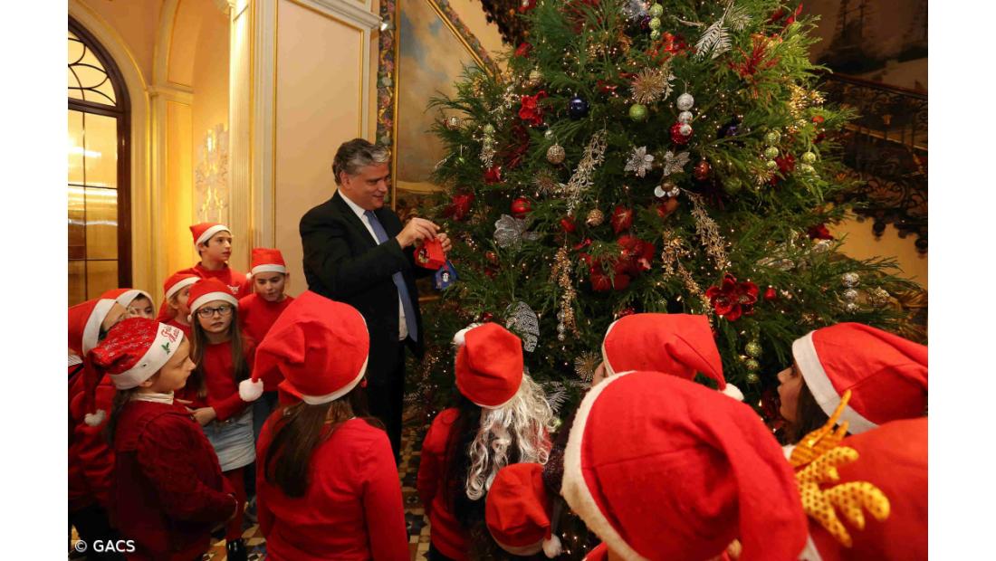 Crianças do Pilar da Bretanha inauguram Árvore de Natal da presidência – Imagem 1