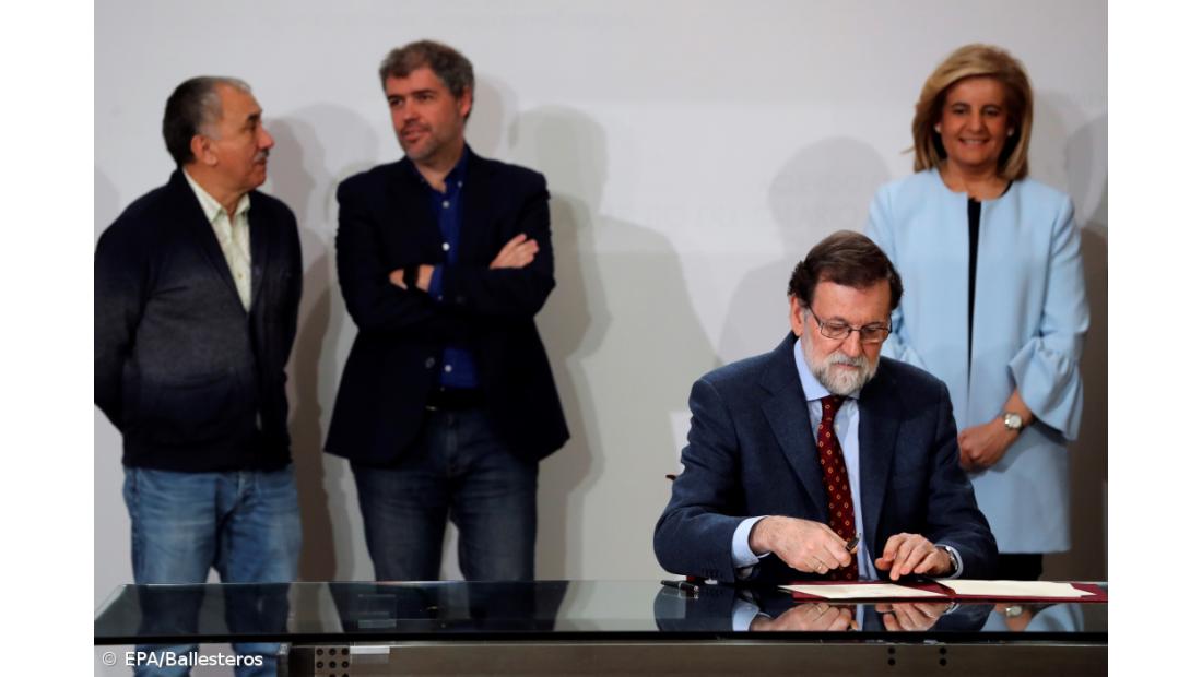 Espanha assina acordo para aumento do salário mínimo para 850 euros em 2020 – Imagem 1