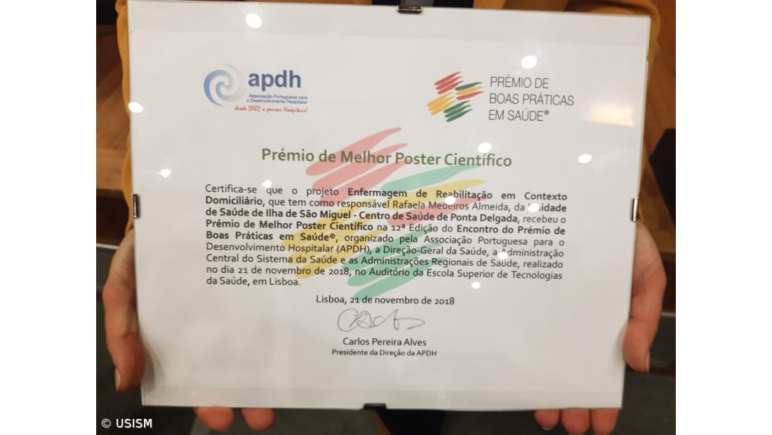 USISM vence prémio de Melhor Poster Científico  – Imagem 3