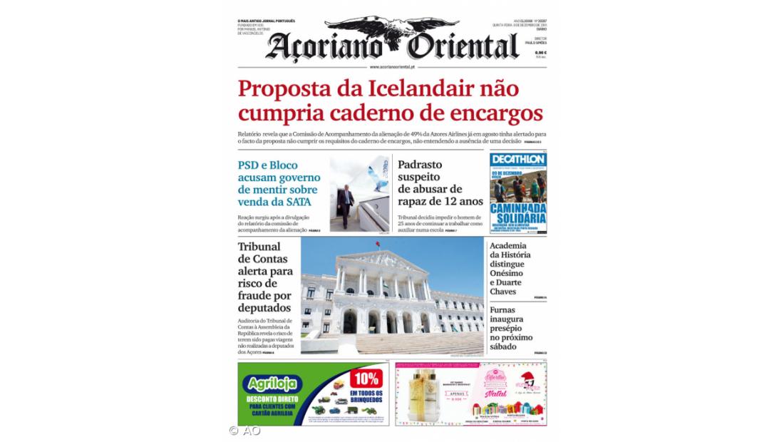 Proposta da Icelandair não cumpria caderno de encargos