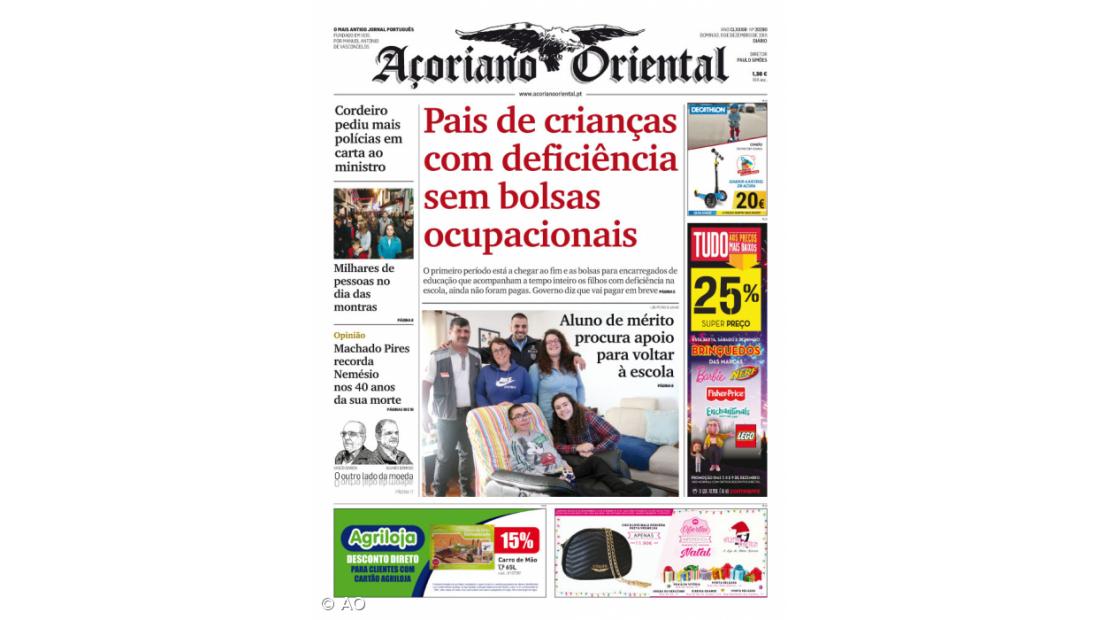 Pais de crianças com deficiência  sem bolsas ocupacionais