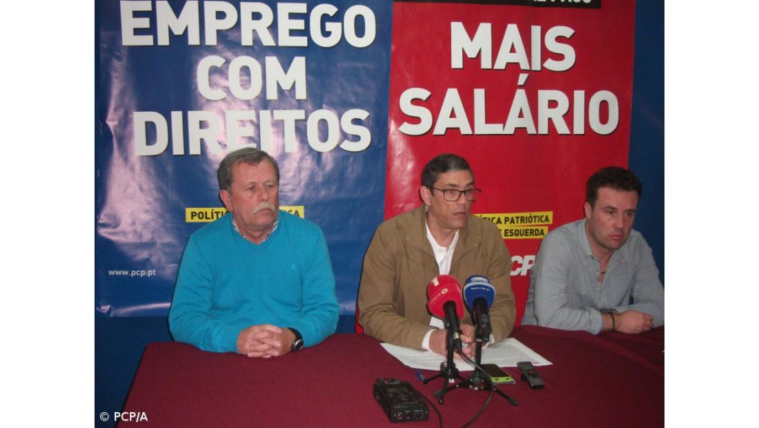 PCP na Terceira acusa PS de levar ilha a "caótica situação" económica e social