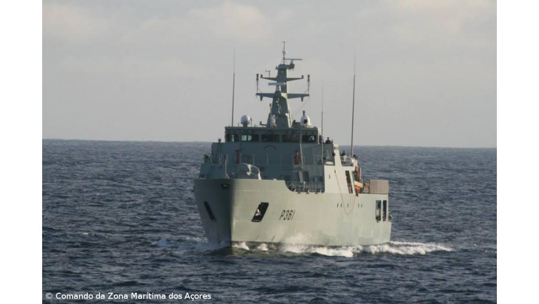 Navio Figueira da Foz reforça dispositivo naval nos Açores