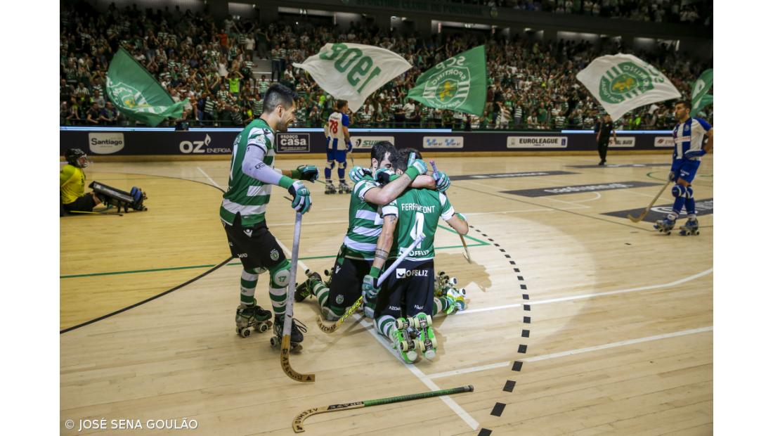 Sporting vence FC Porto e ‘cola-se’ ao Benfica na liderança da Liga de hóquei