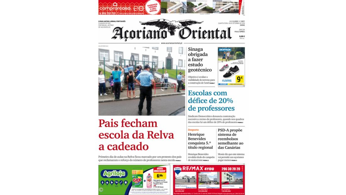 "Pais fecham escola da Relva a cadeado" 