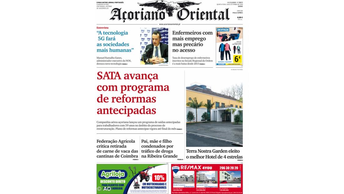 SATA avança  com programa de reformas antecipadas