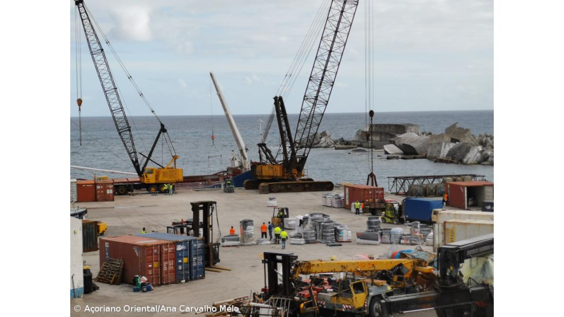 Ponte-cais do porto das Lajes das Flores concluída em junho de 2022