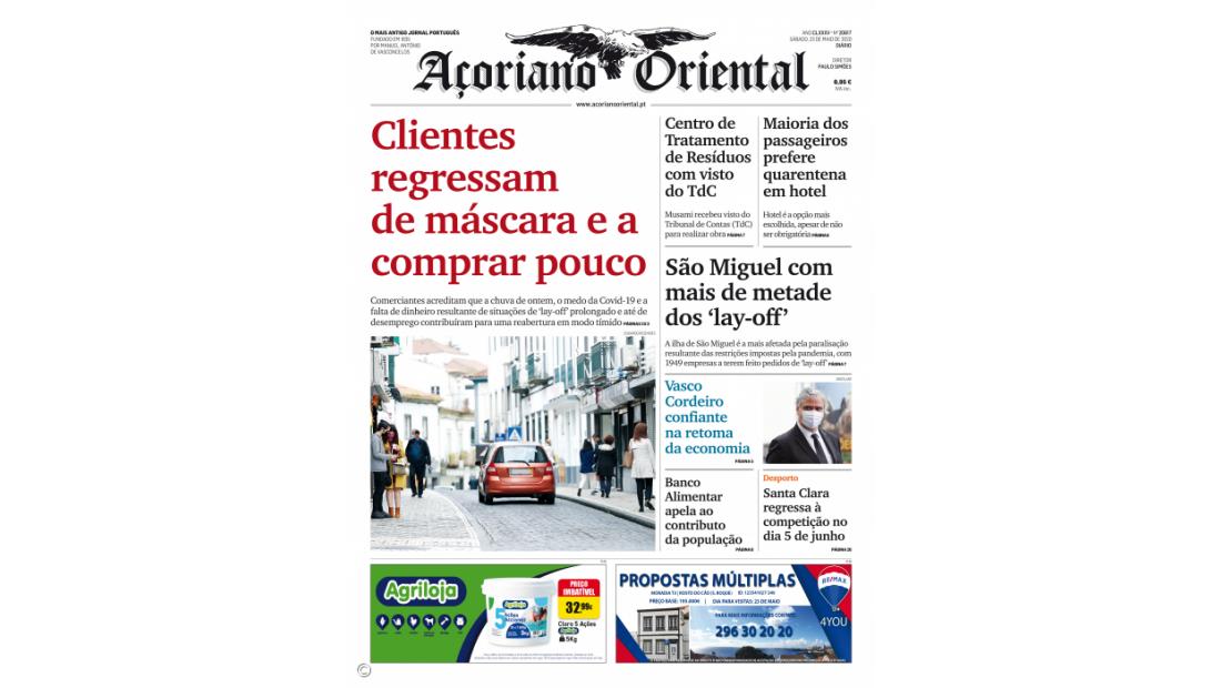 "Clientes regressam de máscara e a comprar pouco"