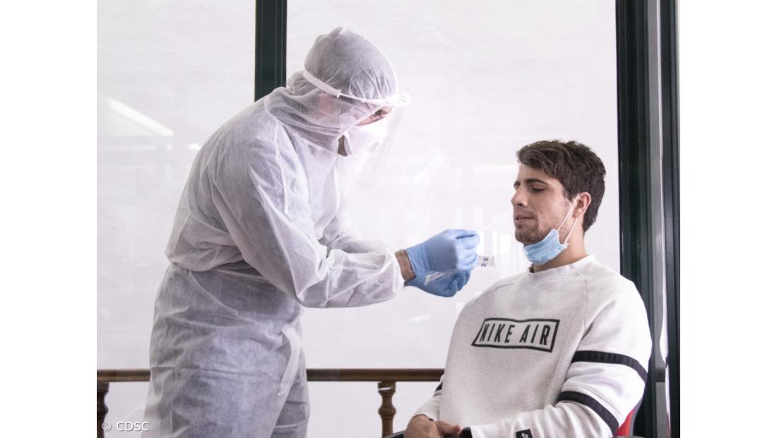 Plantel volta a fazer nova bateria de testes à Covid-19 