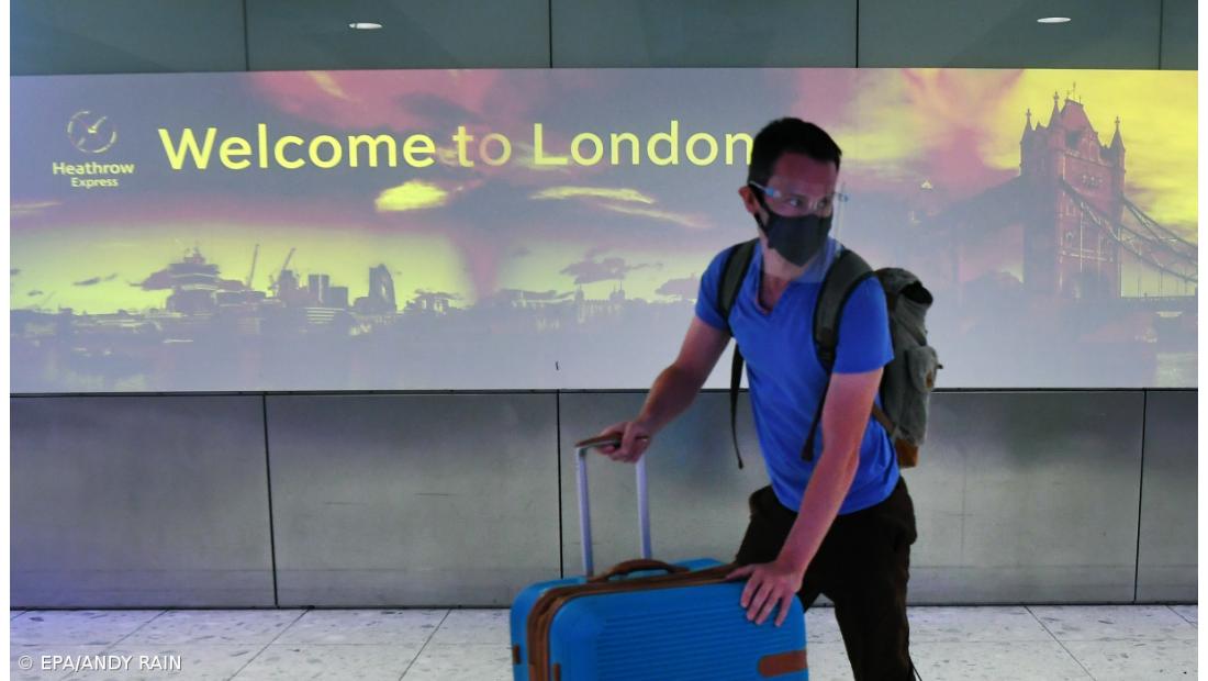 Reduzir quarentena à chegada a Inglaterra vai custar mais de 70 euros