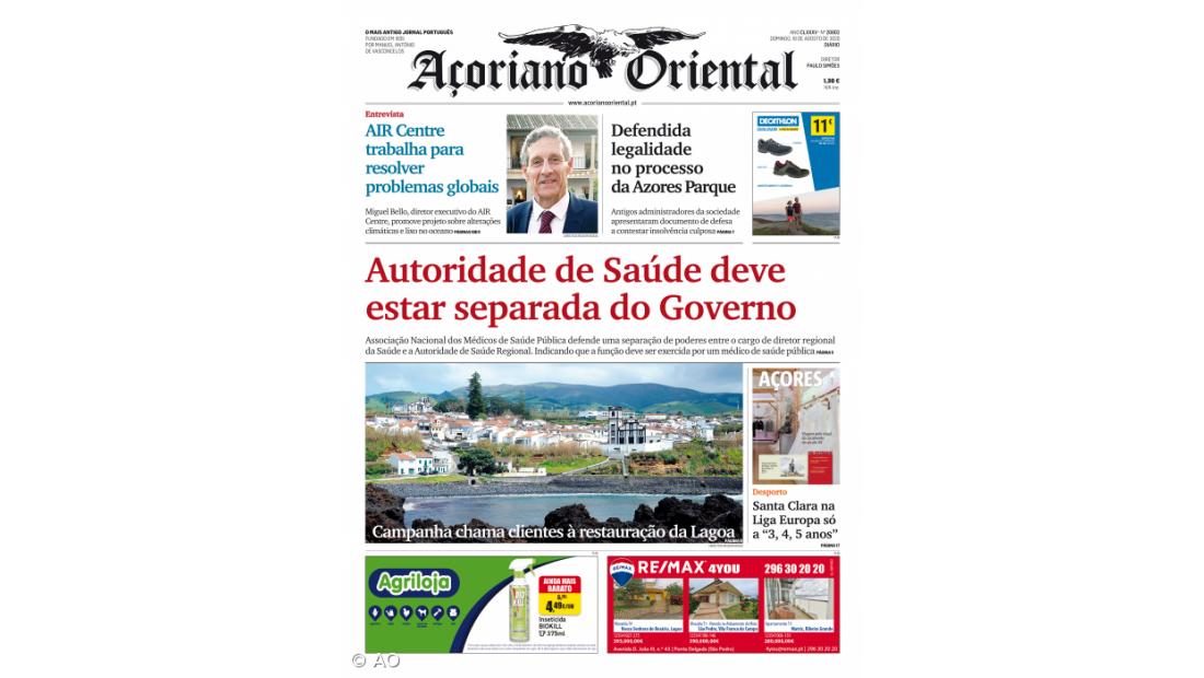 Autoridade de Saúde deve  estar separada do Governo