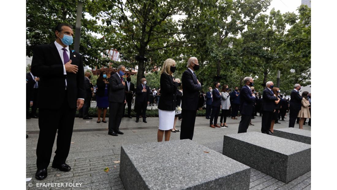 Trump e Biden recordam 11 de setembro mas sem se cruzarem