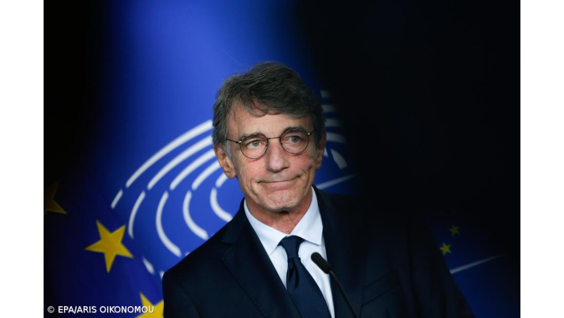 Presidente do Parlamento Europeu internado com pneumonia