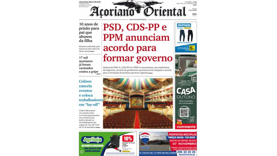 PSD, CDS-PP e PPM anunciam acordo para formar governo