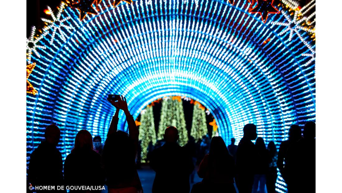Túnel de luz no cais do Funchal atrai milhares de pessoas  – Imagem 1