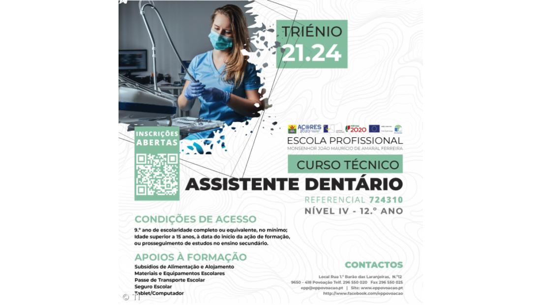 Curso de Assistente Dentário na Escola Profissional da Povoação – Imagem 1