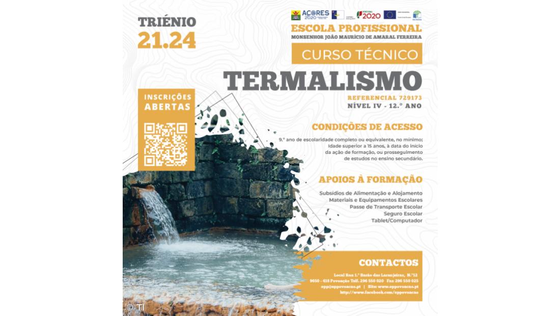 Curso de Termalismo na Escola Profissional da Povoação – Imagem 1