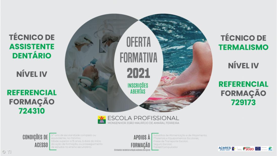 Cursos de Assistente Dentário e de Termalismo na Escola Profissional da Povoação