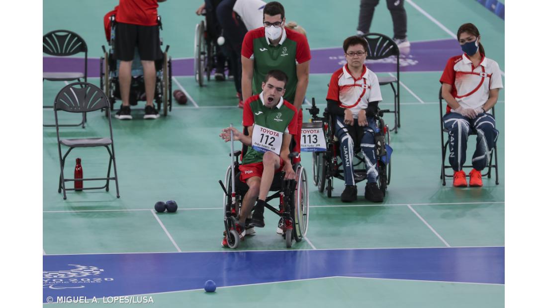 André Ramos é o único luso nos 'quartos' dos individuais de boccia