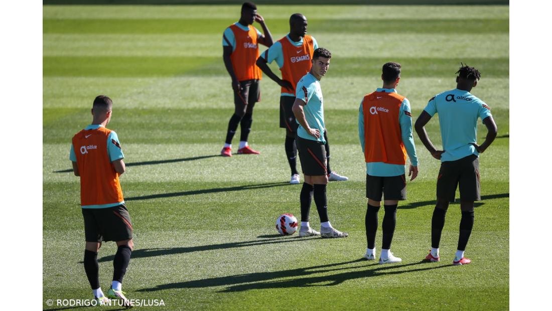 Jota foi a única ‘baixa’ no último treino para jogo com o Luxemburgo