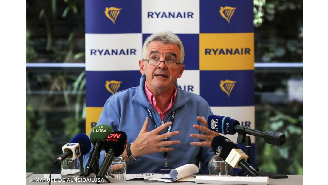 Ryanair espera prejuízo de até 450 milhões de euros devido à Ómicron