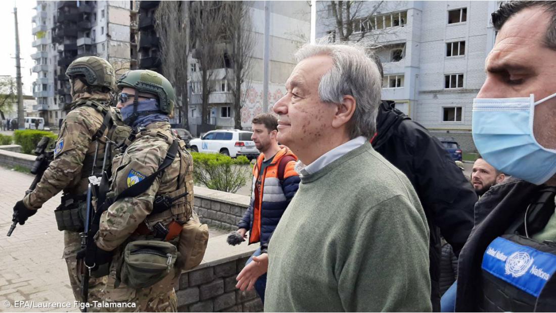 António Guterres diz que uma guerra no século XXI é um absurdo 