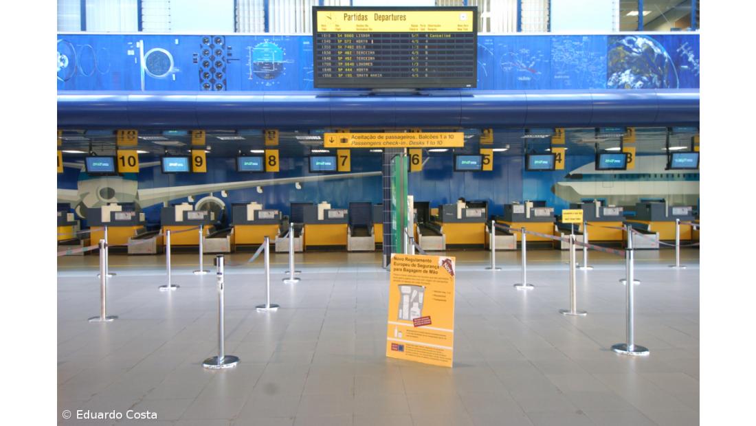 Aeroportos açorianos com menos 22 mil desembarques até Agosto