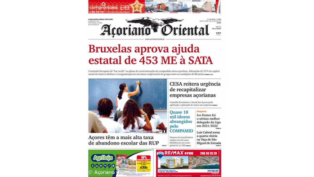 Capa AO 8 de junho 2022