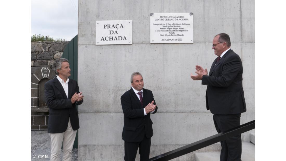 Inaugurada obra de requalificação do centro da Achada