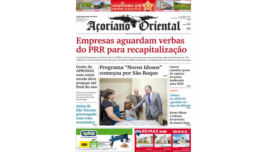 Capa AO 12 de dezembro