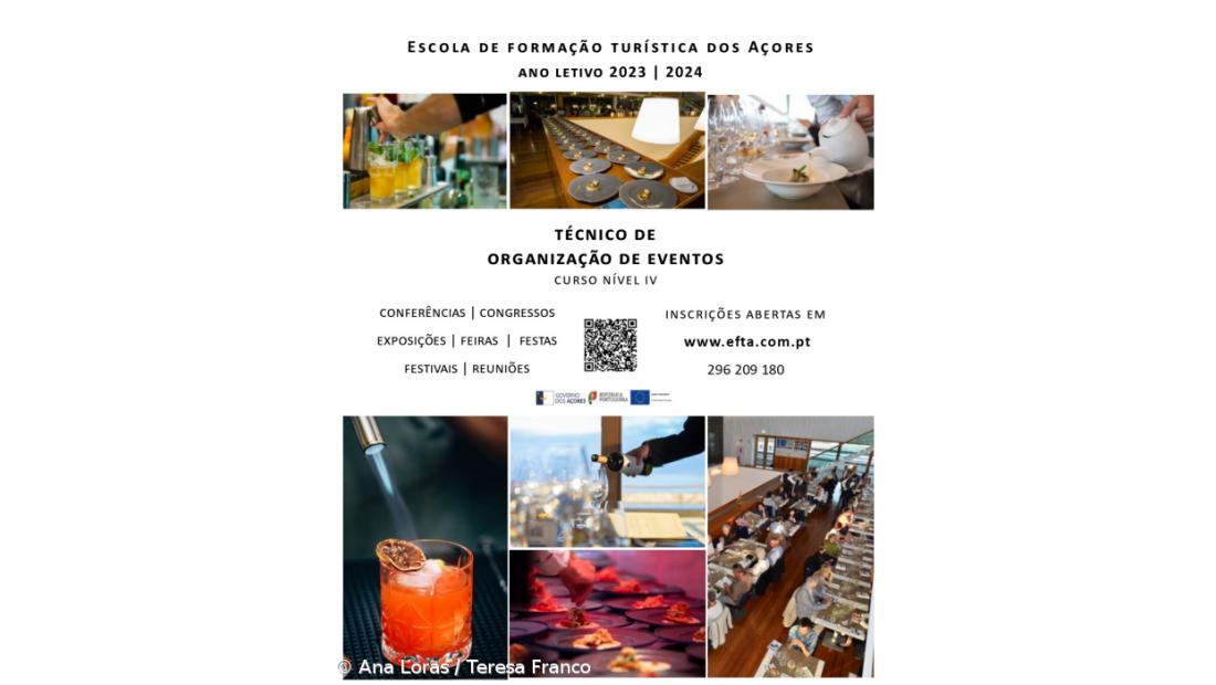 Inscrições abertas para Organização de Eventos 