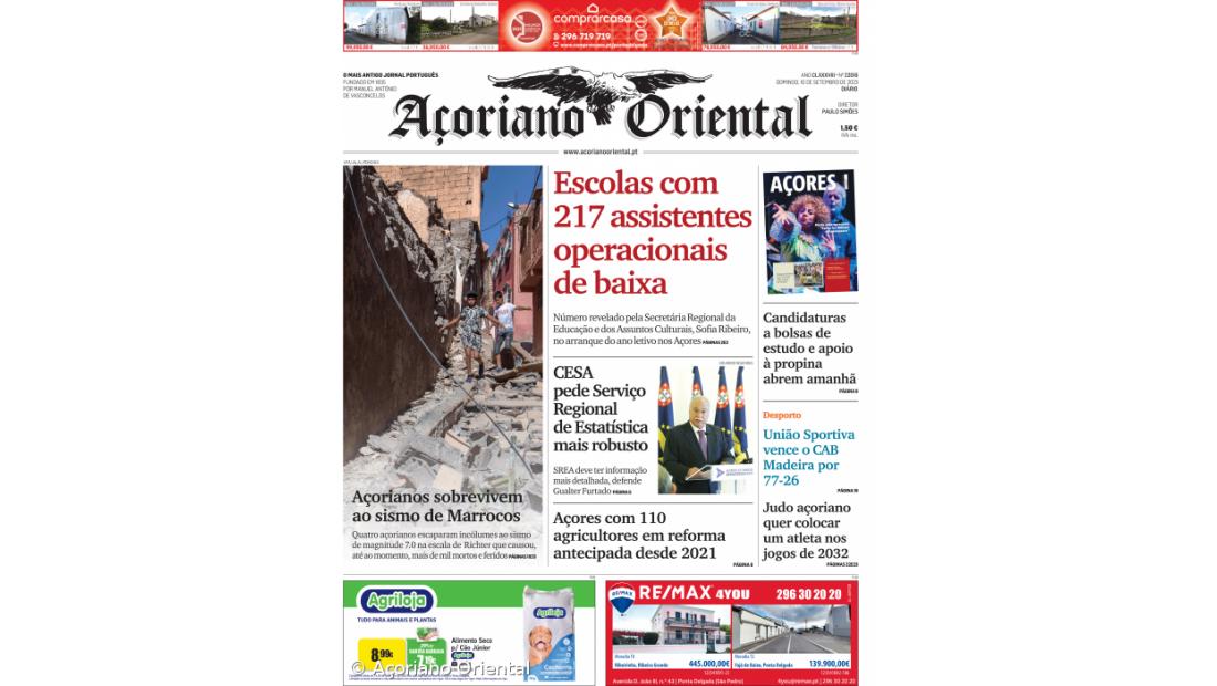 Capa AO 10 setembro 2023