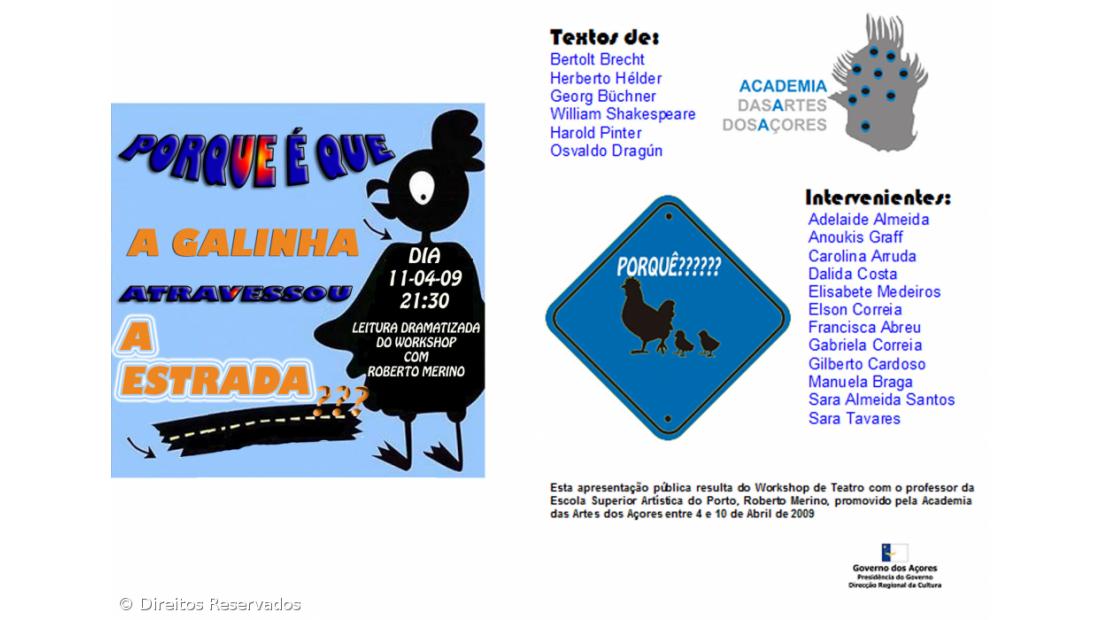 Teatro na Academia das Artes