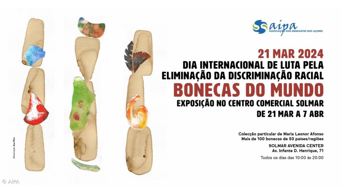 Exposição apresenta cem bonecas de 50 países e regiões