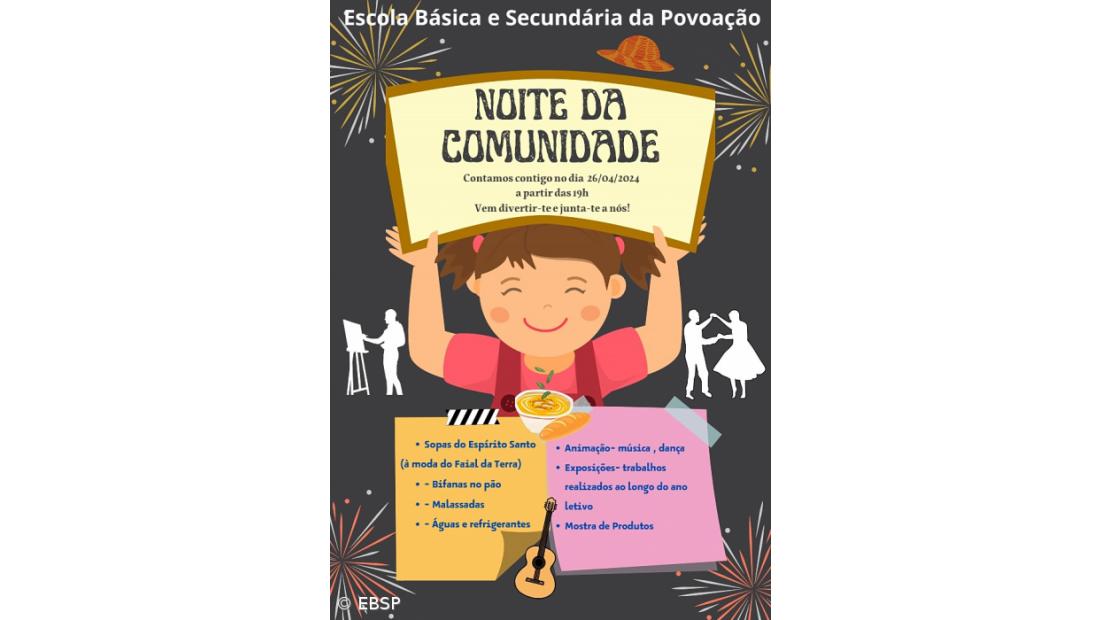 Noite da Comunidade - 26/04/2024 - Povoação