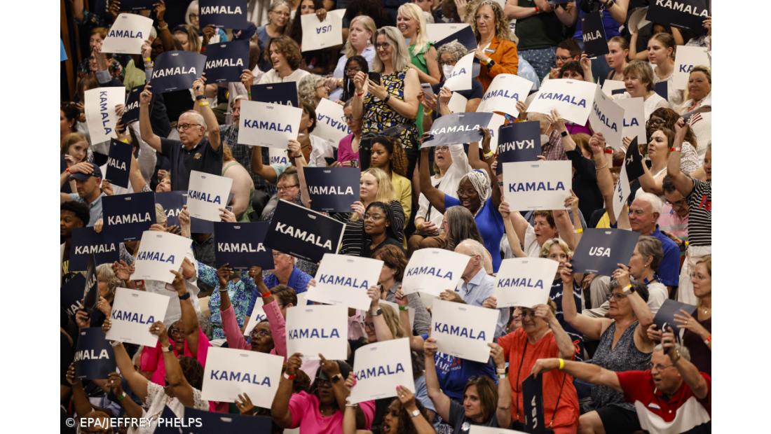 Kamala Harris nomeada candidata presidencial democrata