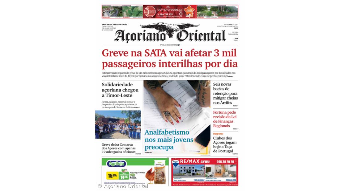 Capa AO 8 setembro 2024