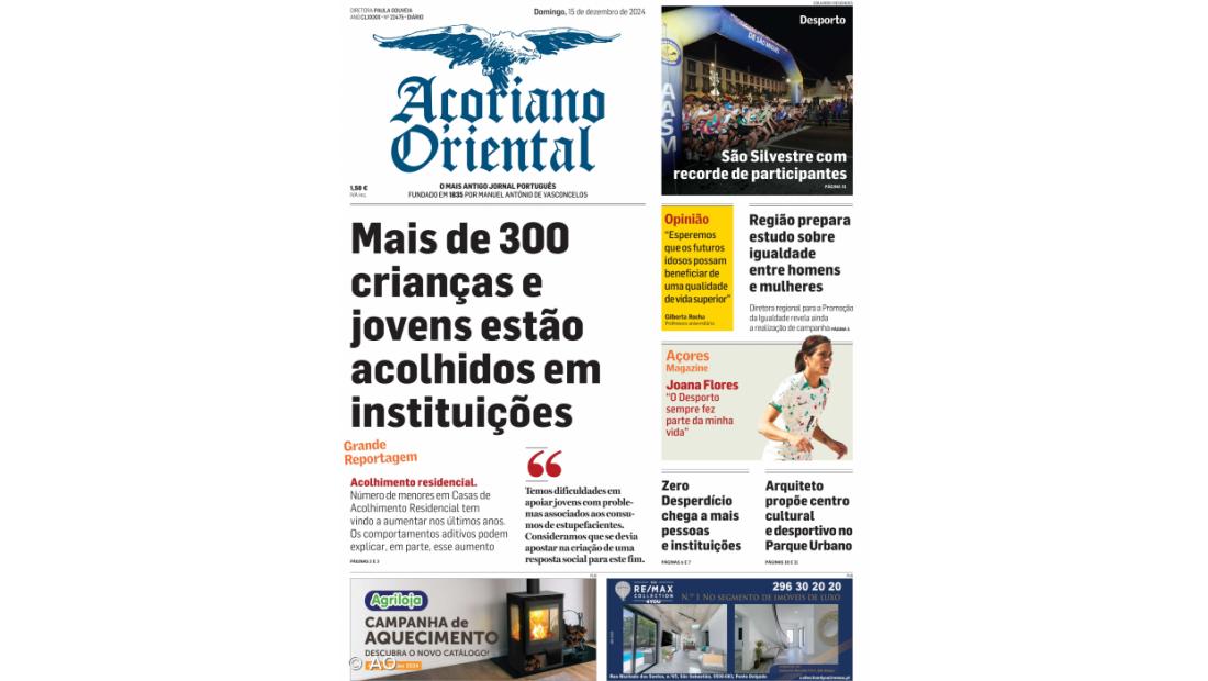 Mais de 300 crianças e jovens acolhidos em instituições