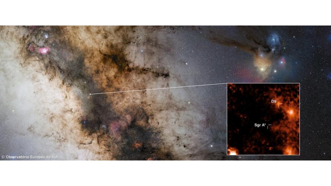 Detetado pela primeira vez par de estrelas próximo de buraco negro supermassivo