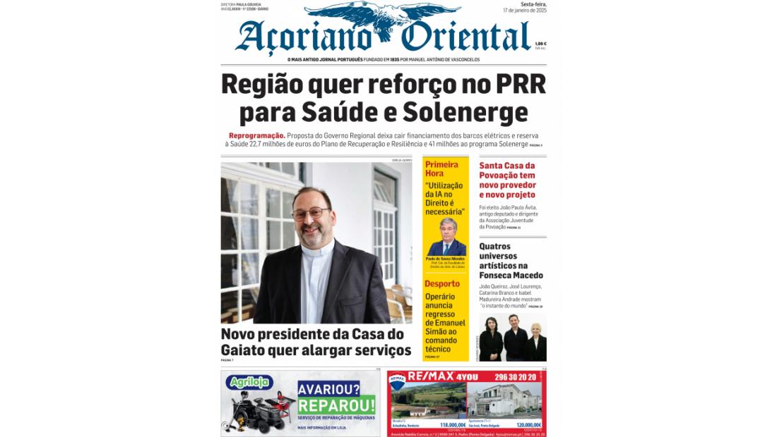 Região quer reforço no PRR para Saúde e Solenerge